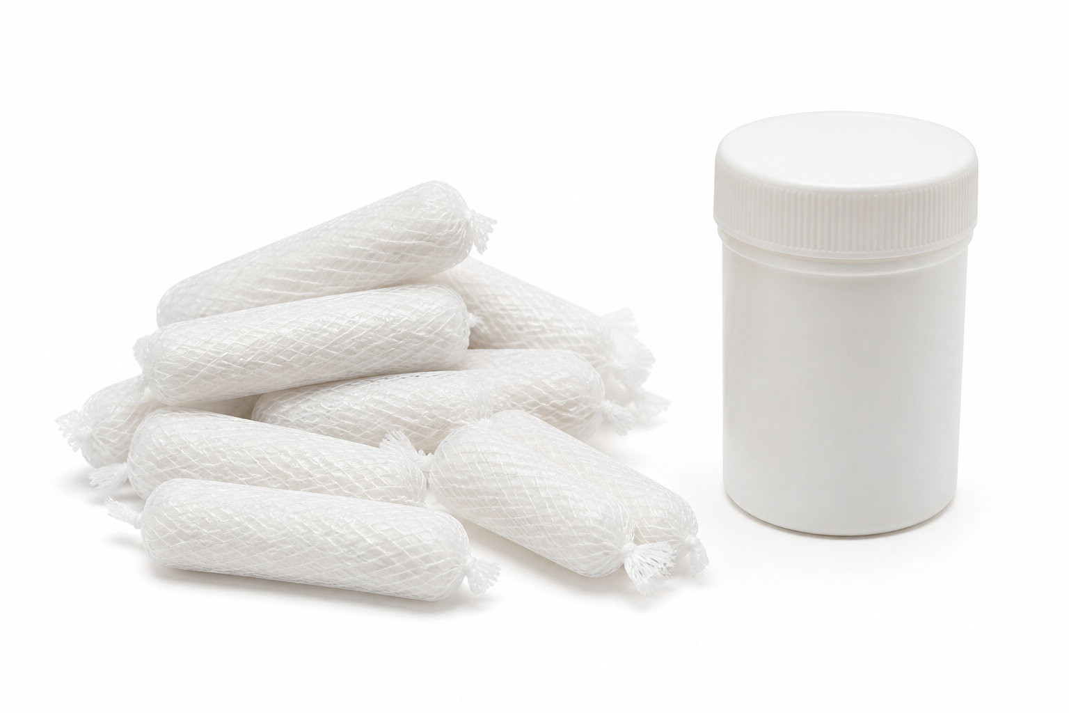 Illustrative generic smelling salts ampoules and packet